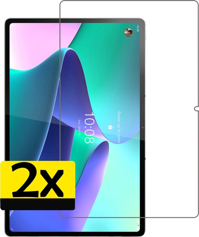 Screenprotector - Geschikt voor Lenovo Tab P12 Pro - 2 Stuks - Extra Sterk - Beschermglas - Gehard Glas - Tempered Glass - Screen Protector
