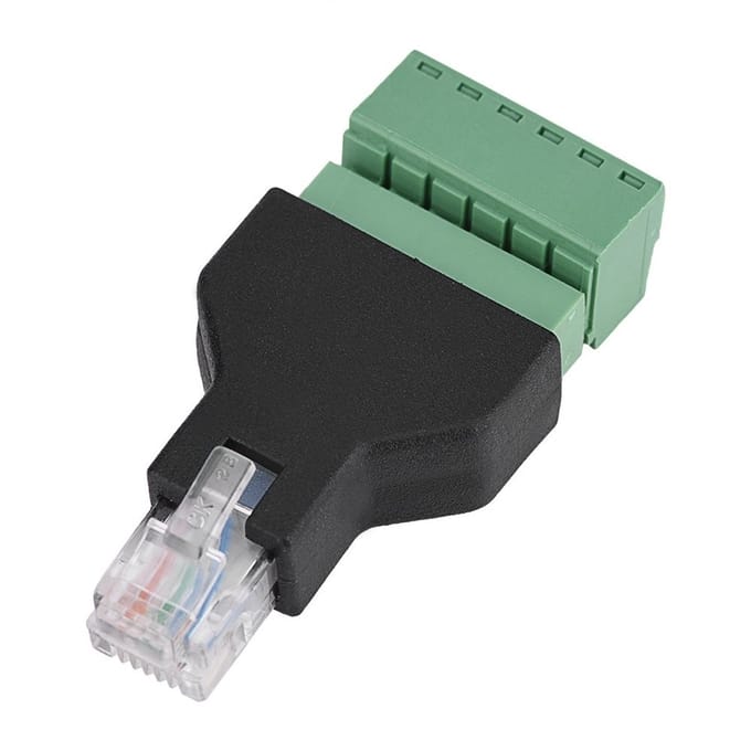 Jhubersproducts - 6-pin plug - RJ12 aansluiting - Compact en betrouwbaar - 6P6C adapter - Duurzaam en stevig