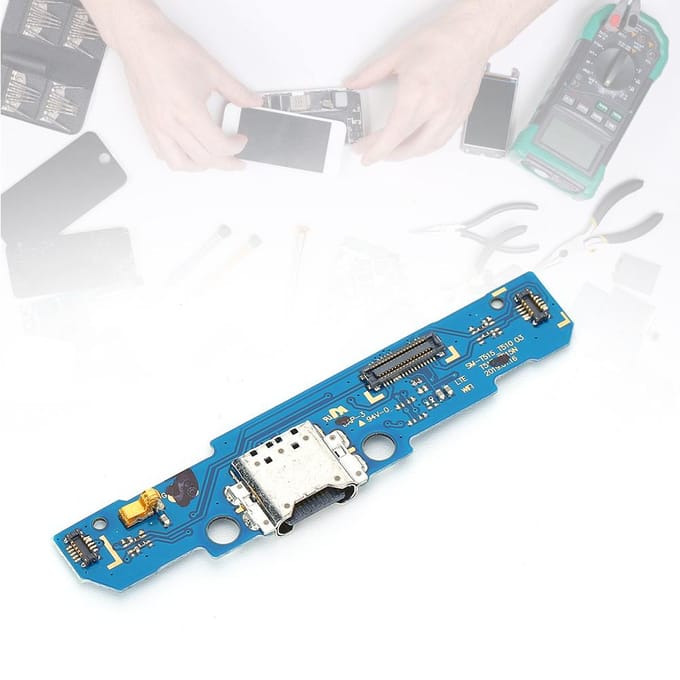 USB-poort Flexkabel voor Samsung Tab A 10.1  2019 T510 T515 Telefoon Oplaadinterface blue