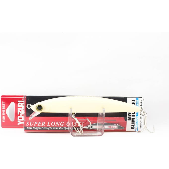Yo Zuri Mag Slim Flat 105 Drijvend Aas R1539-BONE (4466)