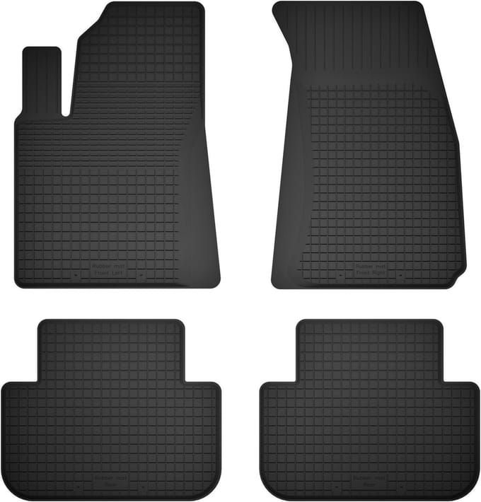 Wielganizator BasicProtect Serie - Universele Rubbermatten voor Auto - Tesla Model 3 - Anti-slip - Weerbestendig