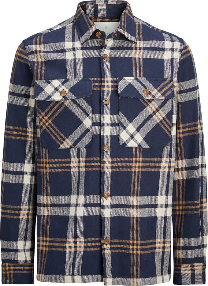 Jack & Jones Overhemd - Regular Fit - Blauw - XXL