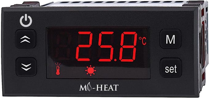 Digitale Temperatuurregelaar 24V met 20A Relais voor Verwarming en Koeling - Universele Thermostaat