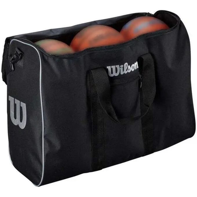 Merkloze Basketbaltas voor 6 Ballen - Zwart