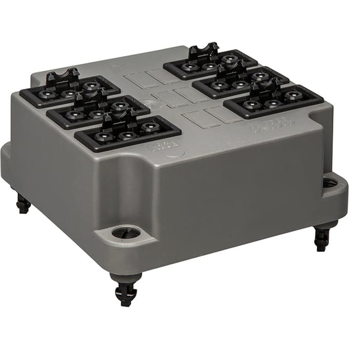 ABB 3640 Afdekking Met 6x GST18 3-Pool Connectoren - 1SPA007130F9545