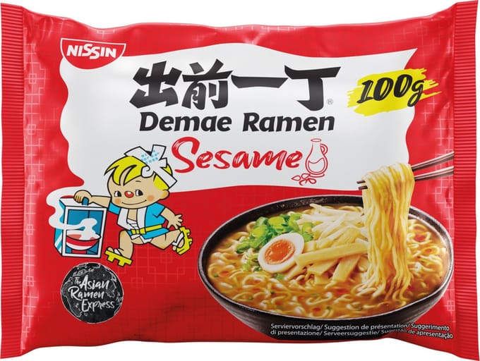 Nissin Demae Ramen Instant Noedels Sesam 30 x 100 g