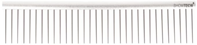 Show Tech+ - Featherlight kam - Zilver - Ultieme groomingtool - 28cm