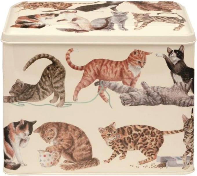 Emma Bridgewater Cats - Vershouddoos - Bewaarblik - Rechthoek - Poes