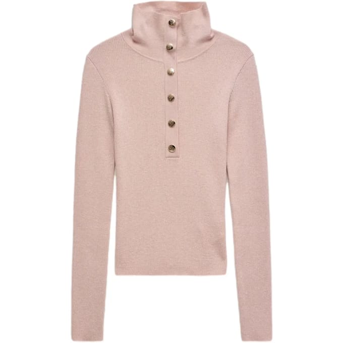 Polo met gouden knopen dames Salsa Jeans