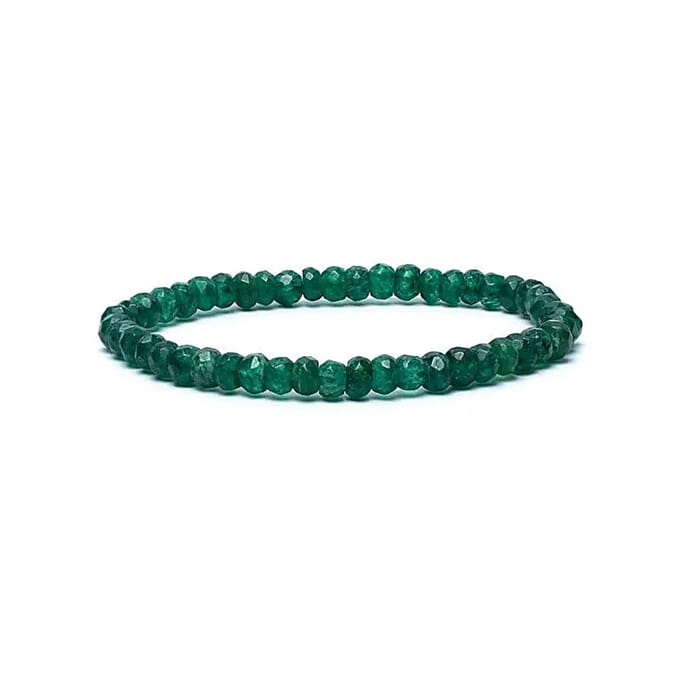 Yogi & Yogini - Armband - aventurijn - facet - AA kwaliteit - elastisch
