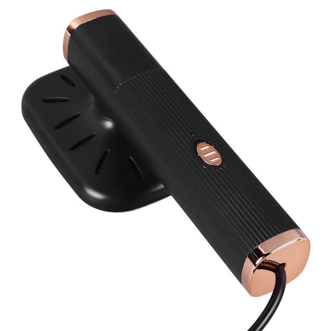 Stoomstrijkijzer Draaibaar 20ML Capaciteit Handheld Mini Draagbaar USB Stekker Stoom Strijkmachine voor Thuis zwart
