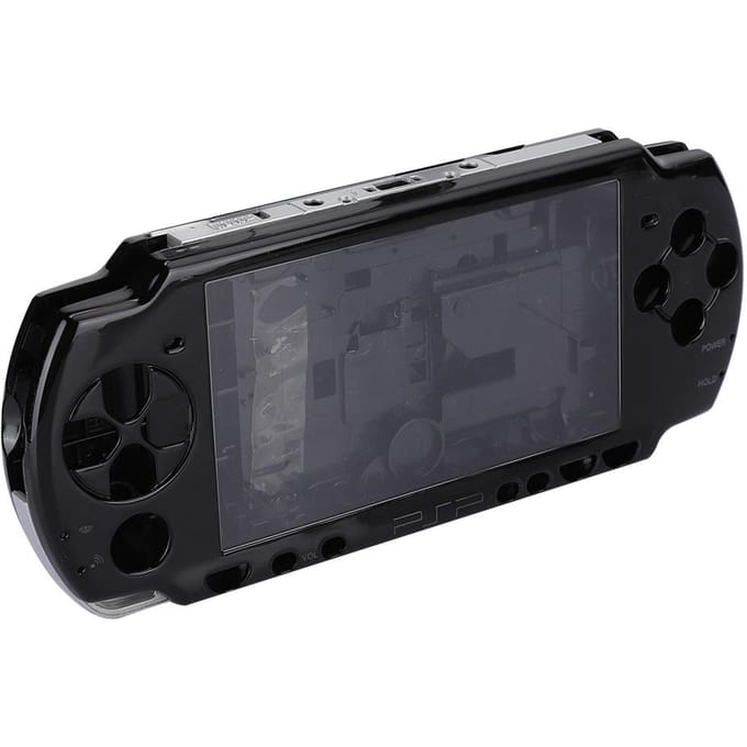Vervangende ABS Materiaal Host Game Console Shell met Schroevendraaier voor PSP2000 Console Zwart zwart