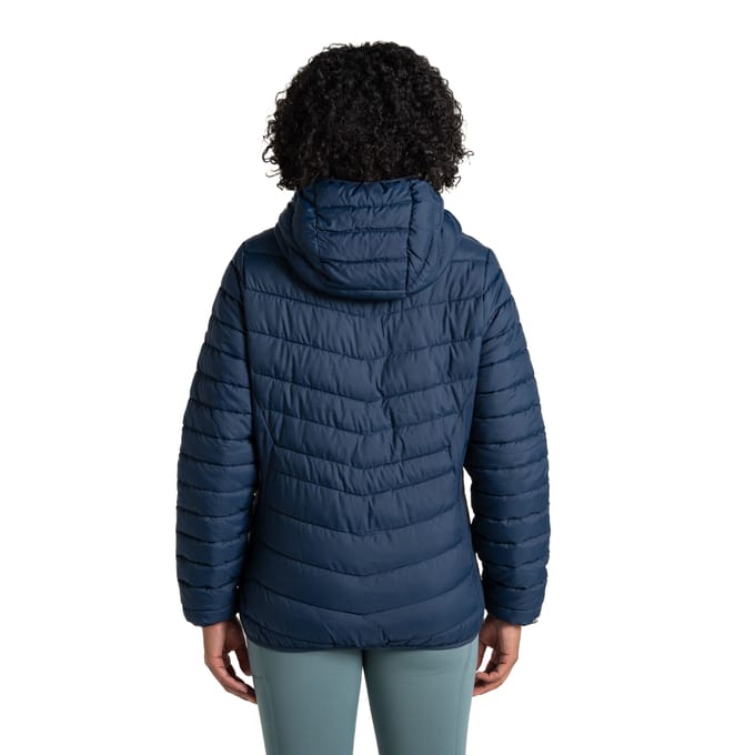 Craghoppers Dames Compresslite IX Geïsoleerde Hooded Jacket (Blauw Marine)