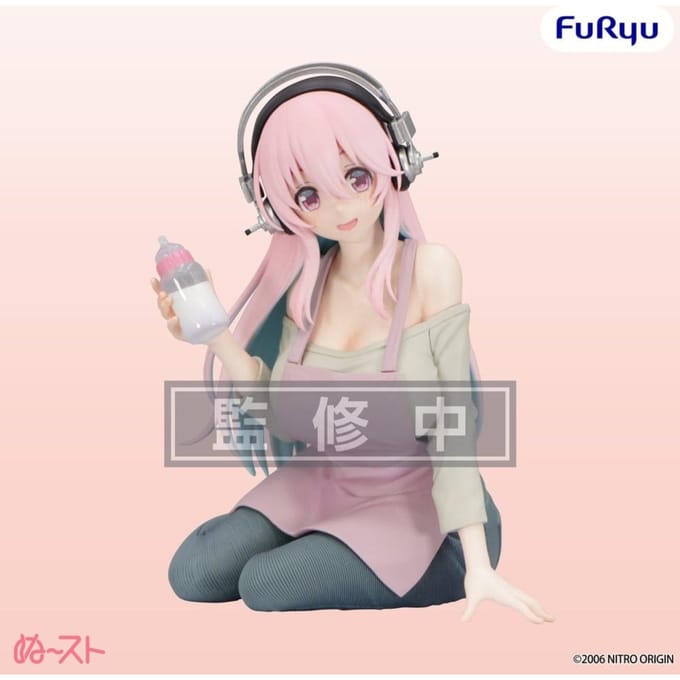 Super Sonico PVC Figure Noodle Stopper -Motherly Comfort- 10 cm
