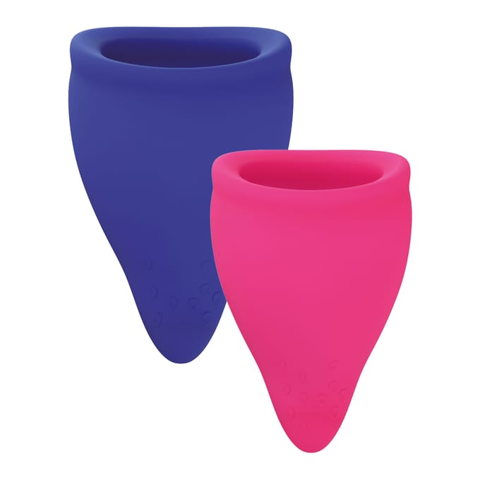 Fun Factory - Fun Cup Explore Kit Menstrual Cup Pink & Ultramarine Menstruatiecup