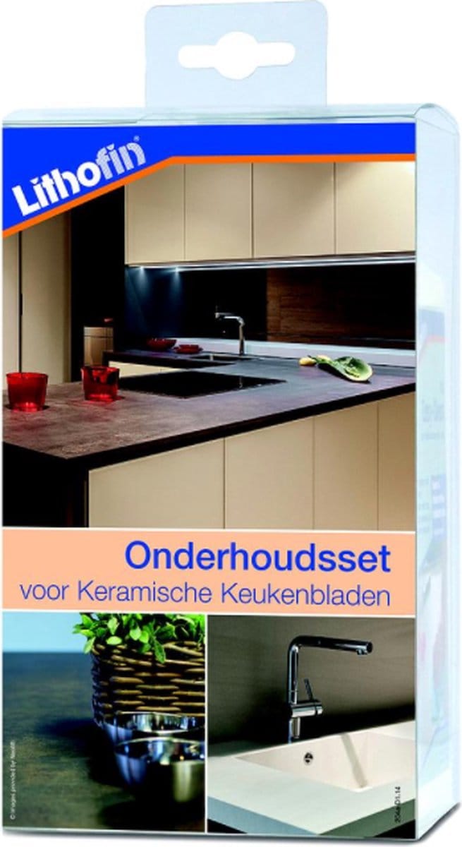 Lithofin Onderhoudsset voor keramische keukenbladen