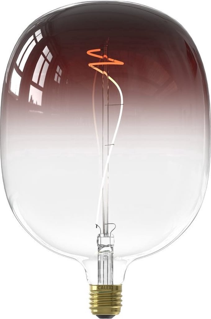 Calex Avesta Colors Marron - E27 LED Lamp - Filament Lichtbron Dimbaar - 5W - Warm Wit Licht