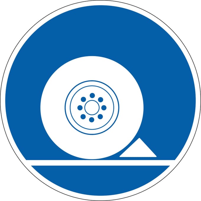 Wielkeg verplicht sticker 400 mm