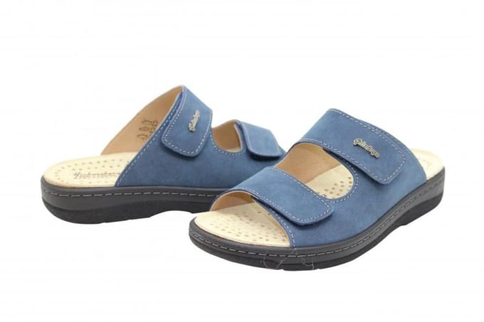 Hickersberger Slippers - Hickersberger blau jeans slipper