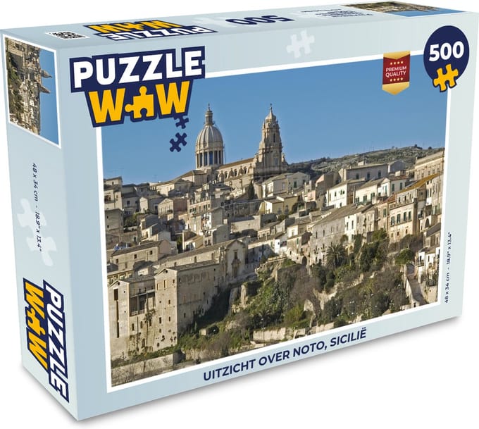 Puzzel Uitzicht over Noto, Sicilië - Legpuzzel - Puzzel 500 stukjes