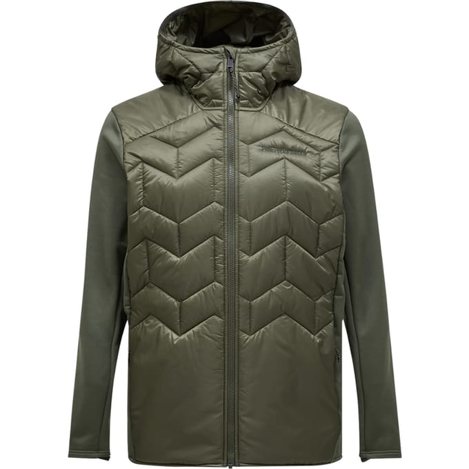 Peak Performance Mens Elevate Liner Hybrid Hood Jacket