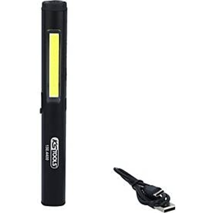 KS Tools 150.4400 COB-LED-inspectielamp 350 lumen met UV-spot-LED en laserpointer