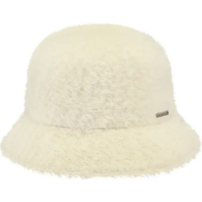Vissershoedje met labelpatch, model 'Lavatera'