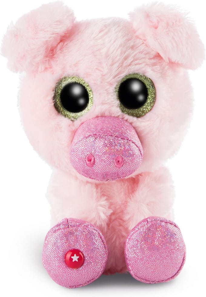 Nici Knuffel Glubschis Varken Junior 15 Cm Pluche Roze