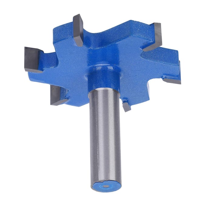 6 Rand T-Type Freesbeitel Routerbit 12mm Schacht Draagbaar Houtbewerkingsgereedschap 12x65x10mm