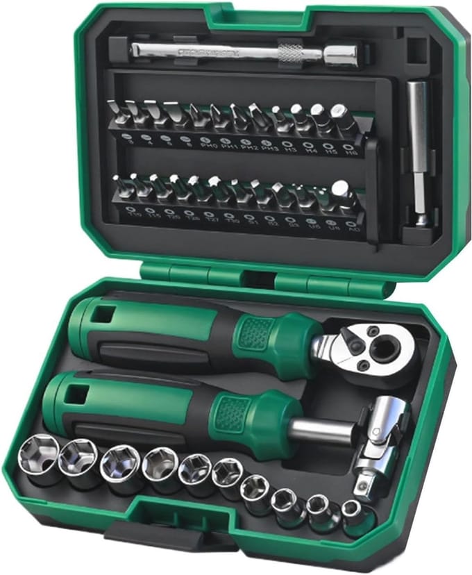 Ratelsleutel Set - Moersleutel Set - Onderhoud Klussen - Magnetische Grip - 40 Delig - Niet gespecificeerd