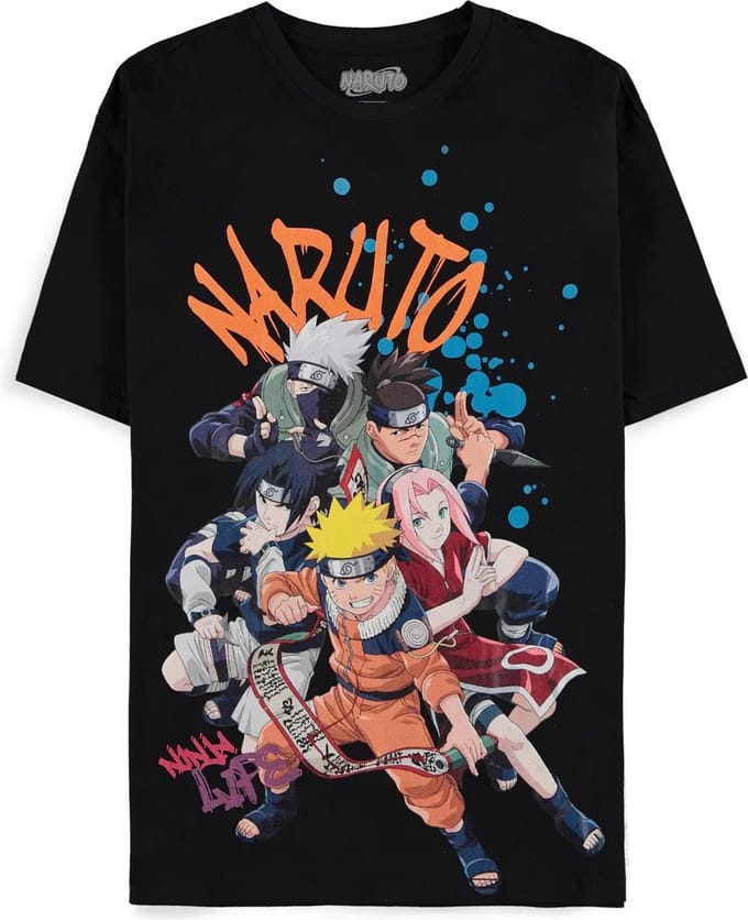 Naruto - Team Heren T-shirt - L - Zwart