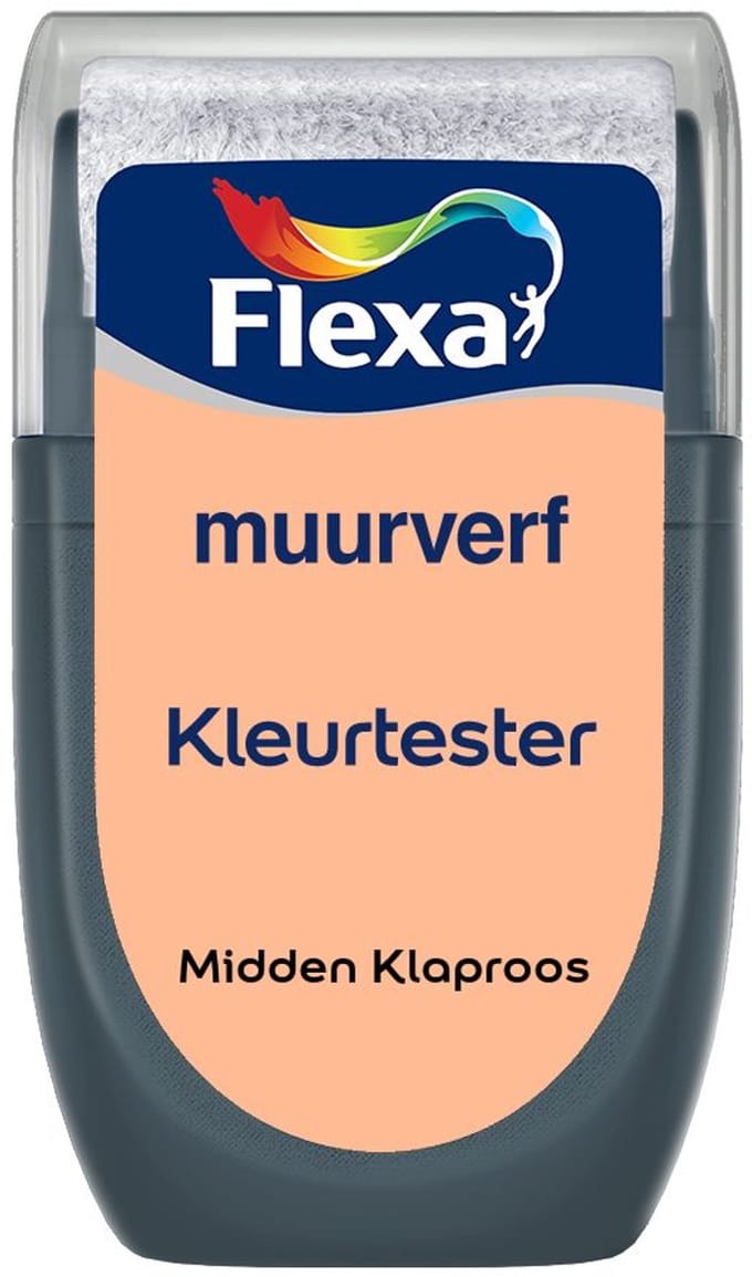 Flexa - Kleurtester Muurverf - Midden Klaproos - Mengverf - 30 Ml