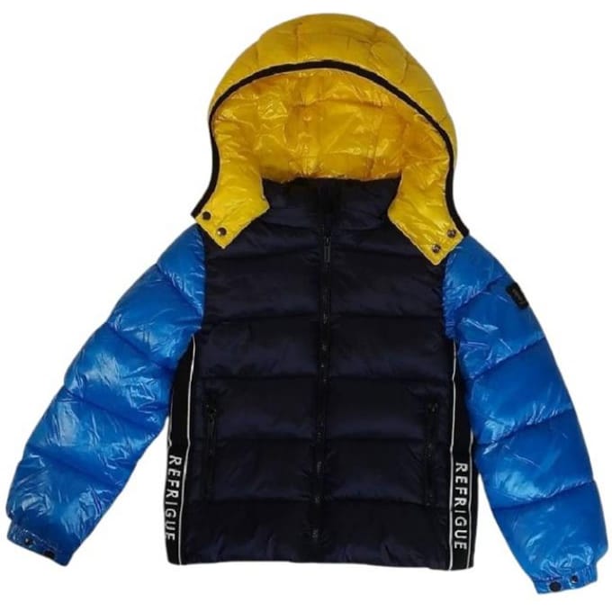 Kinderjasje Refrigue 2831_O0166 blauw-blauw-geel