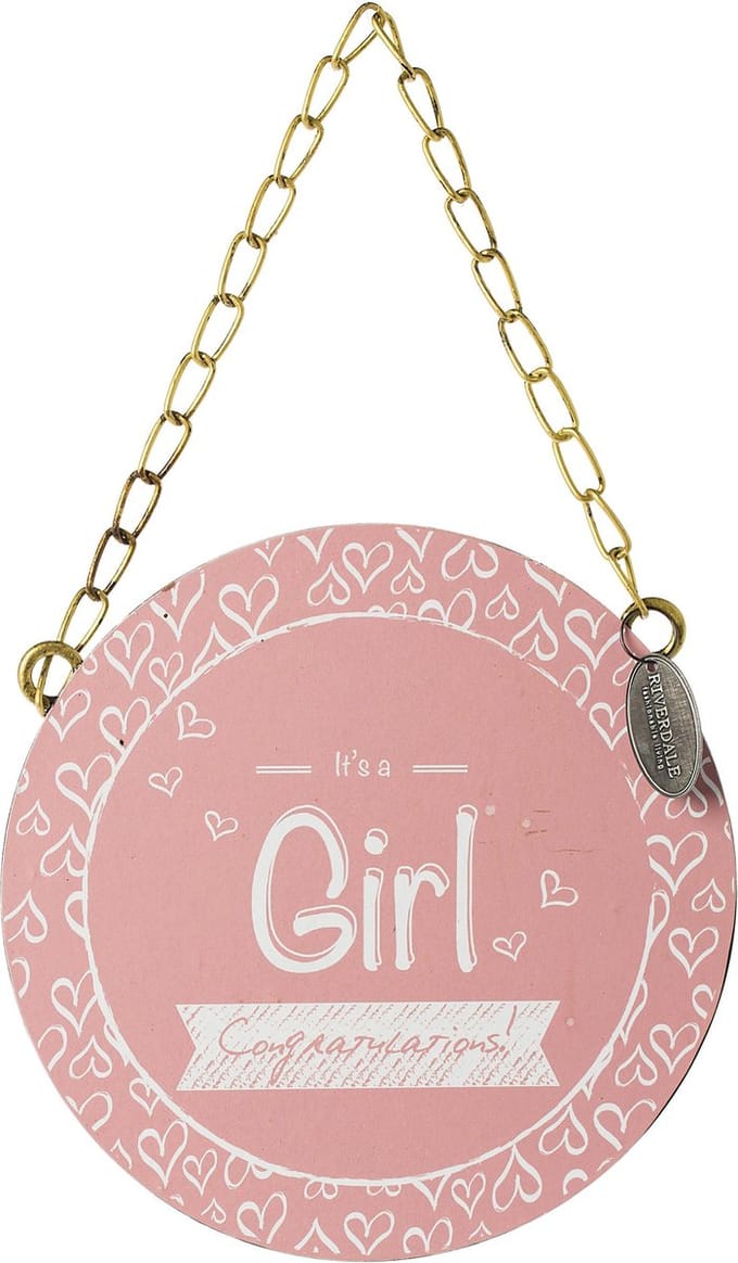 Riverdale Girl - Tekstbord - 15cm - roze