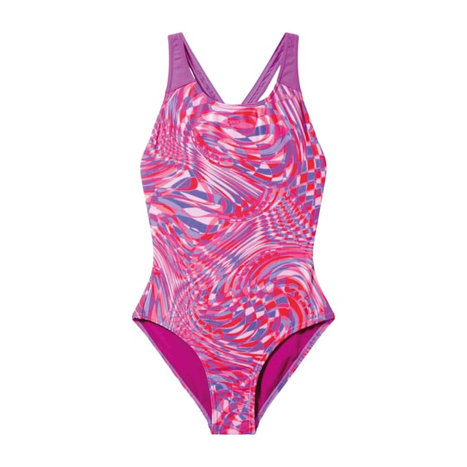 Speedo END+ Digital Allover Splashback Badpak Meisjes