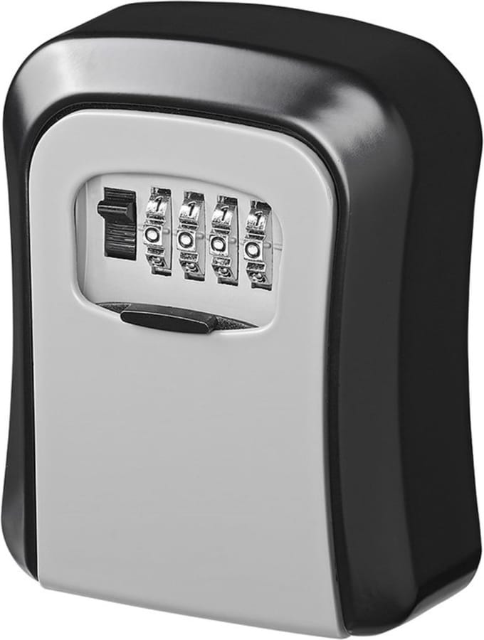 ProPlus Sleutelkluis - Cijfercombinatie - Weerbestendig - 11.5 x 9.5 x 4 cm - Zwart/Grijs