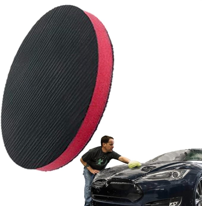 Clay Bar Pad - Kleipad Auto - Auto Polijsten - Snel Vuil Verwijderen - 12.7 cm - Grijs