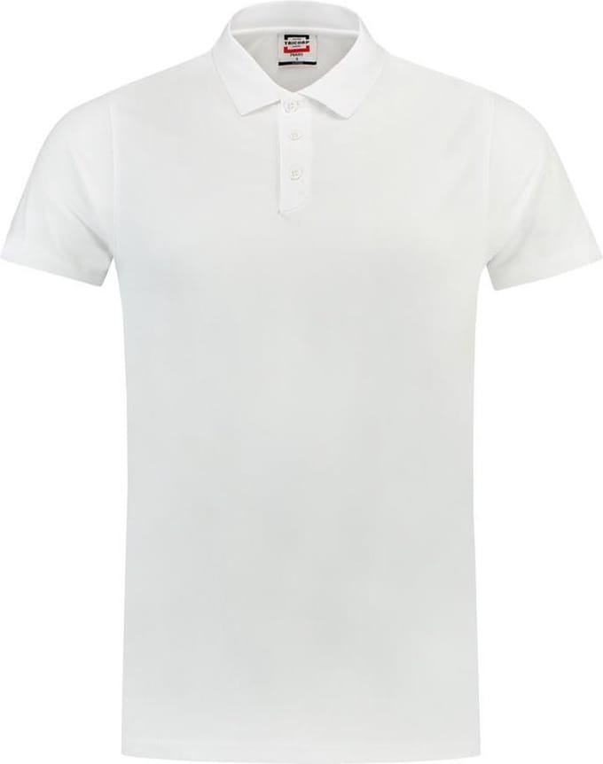 Tricorp 201001 Poloshirt Cooldry Bamboe Fitted - Wit - Maat S