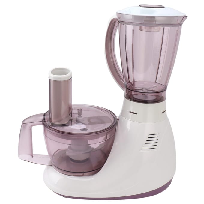 2000W Elektrische Mixer RVS Snijkop 3 Containers voor Keuken Restaurant Deeg Gebak L gray