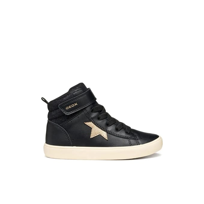 GEOX GISLI MEISJES Sneakers - ZWART/CHAMPAGNE