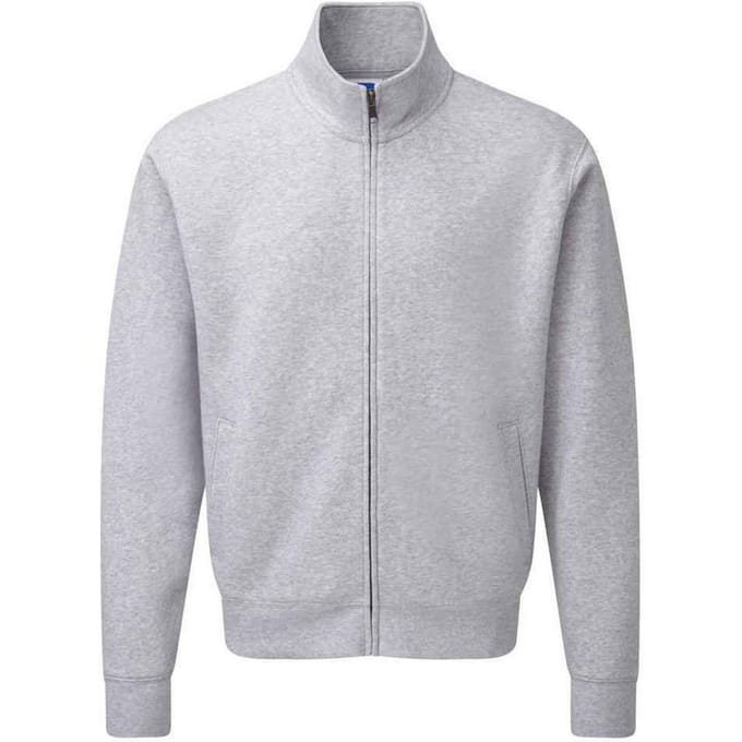 Russell Heren Authentiek Sweatjack (Lichte Oxford Heide)