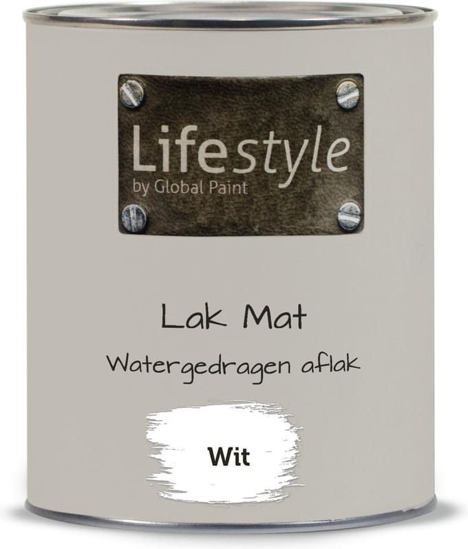 Lifestyle Lak Mat - Wit - 1 liter