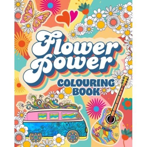 Flower Power Colouring Book - Arcturus Creative Colouring - Tansy Willow