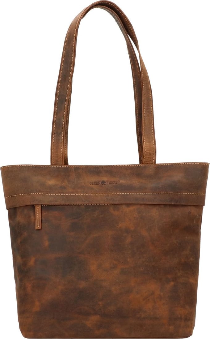 GREENBURRY schoudertas Vintage Shoulder Bag Brown bruine