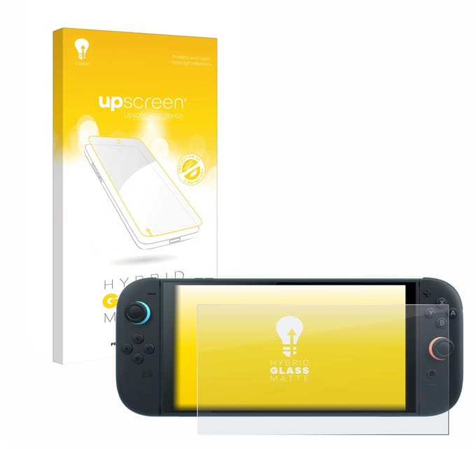 upscreen - Screenprotector voor Nintendo Switch 2 - Folie Beschermfolie Beschermglas matte