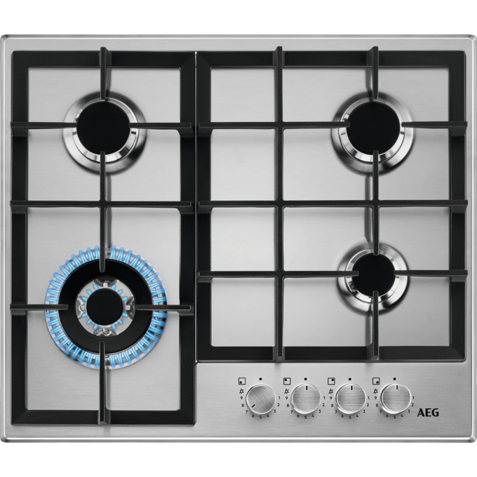 AEG 6000 Slim line - gaskookplaat, 60 cm HGB64420SM