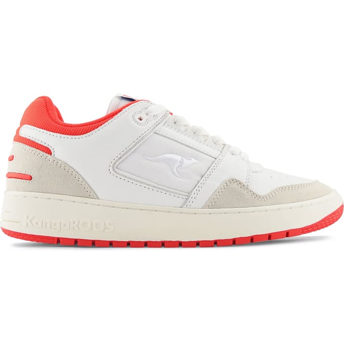 KangaRoos Unisex Hot Shot Lo White/red Größe: 41 | Trainers Outlet | Unisex | Weiß