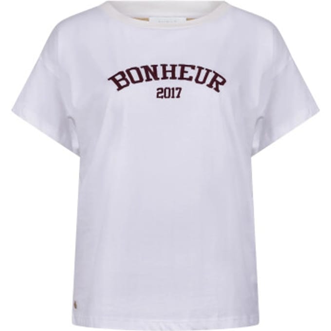 Nukus Nkf04020 392 senna t-shirt offwhite/cherry