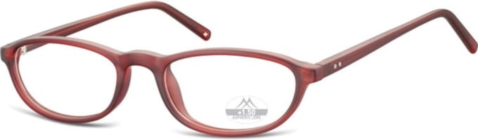 Montana Leesbril Hmr57 Bordeaux Sterkte +1.00