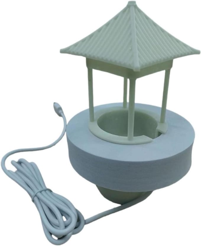 Ultrasone Luchtbevochtiger - Mistgenerator Vernevelaar - Sfeer Creëren - Drijvend Ontwerp - Compact Formaat - Wit